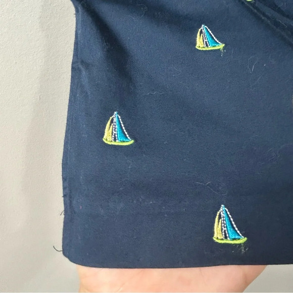 IZOD G-flex cotton golf skort skirt with shorts casual wear coastal design Sz 8 - Picture 6 of 10